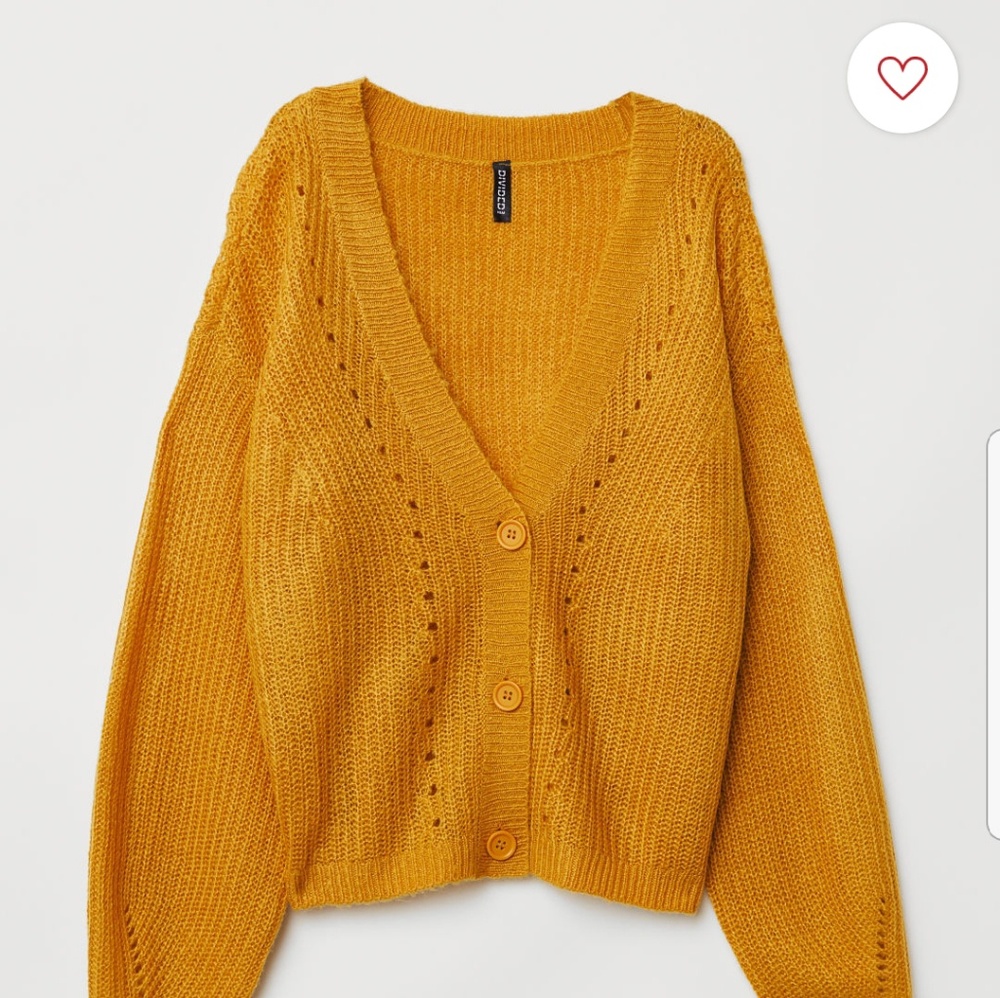 V-neck cardigan